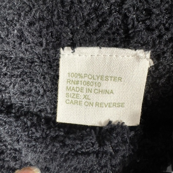 Softies Solid Marshmallow Hoodie Lounge Set, Black, Size XL - Picture 13 of 16